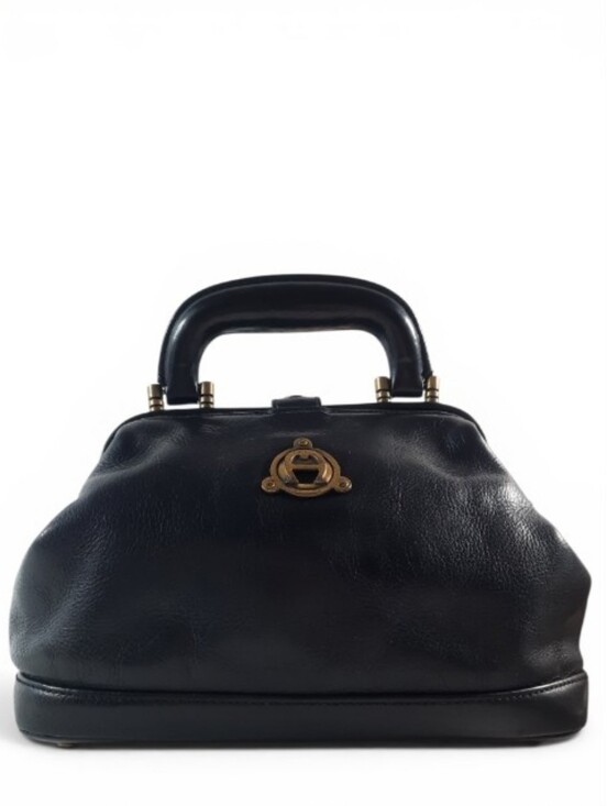 Etienne Aigner Handbags - 90's ETIENNE AIGNER Doctors Bag Frame Vintage Gladstone Top Handle Satchel